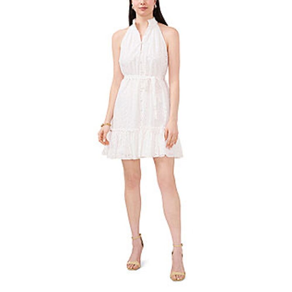 Sam And Jess Sleeveless Eyelet Fit + Flare Dress XL (b46 )
